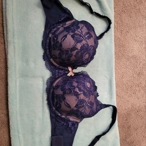 laced purple bra 34DD